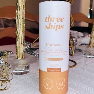 Three Ships Microbiome Balancing Cleanser Harmony Cucumber & Kombucha NWT